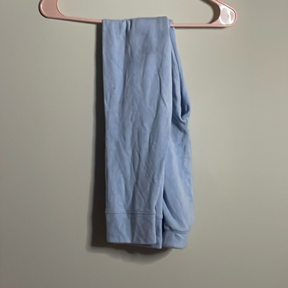 girls pajama/lounge pants , light blue , XXL